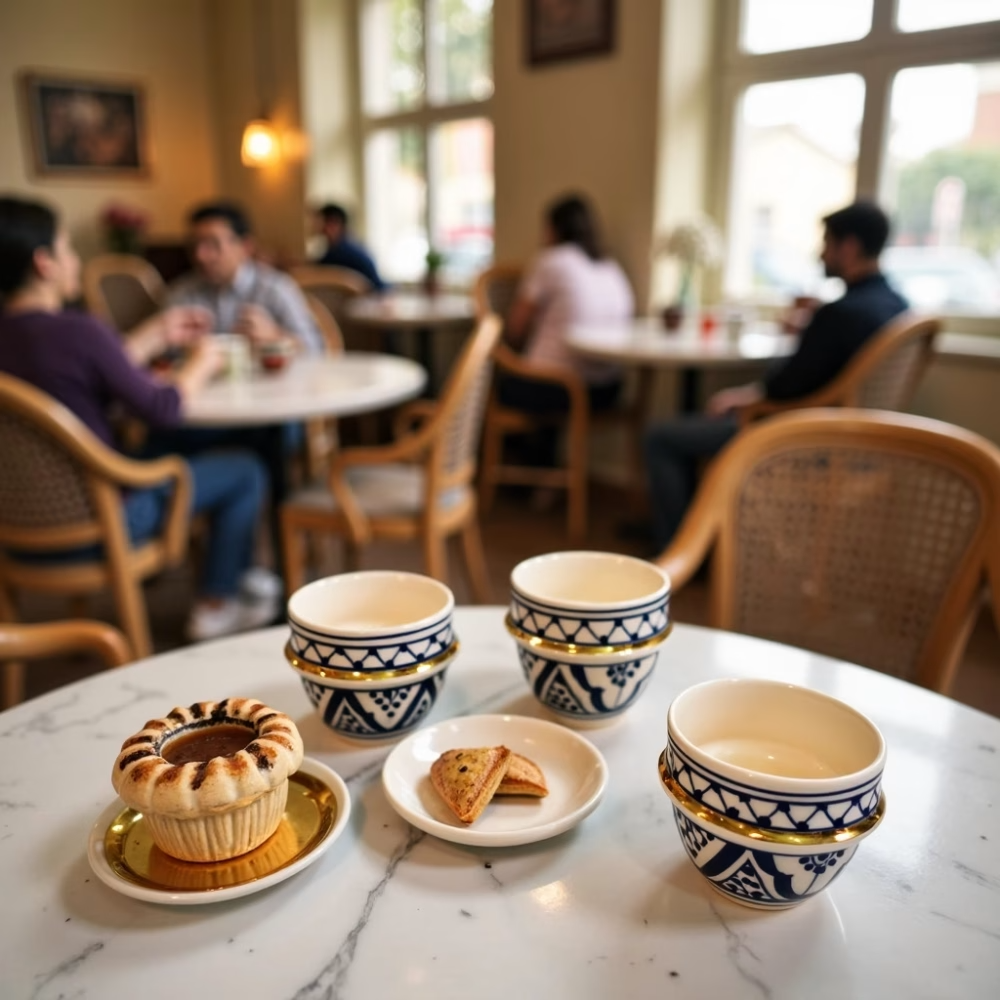 High crafty - Wholesale Coffee/Tea Cup - Hand-Painted Gold-Rim Espresso Cup – Artisan Ceramic – 2 oz 10