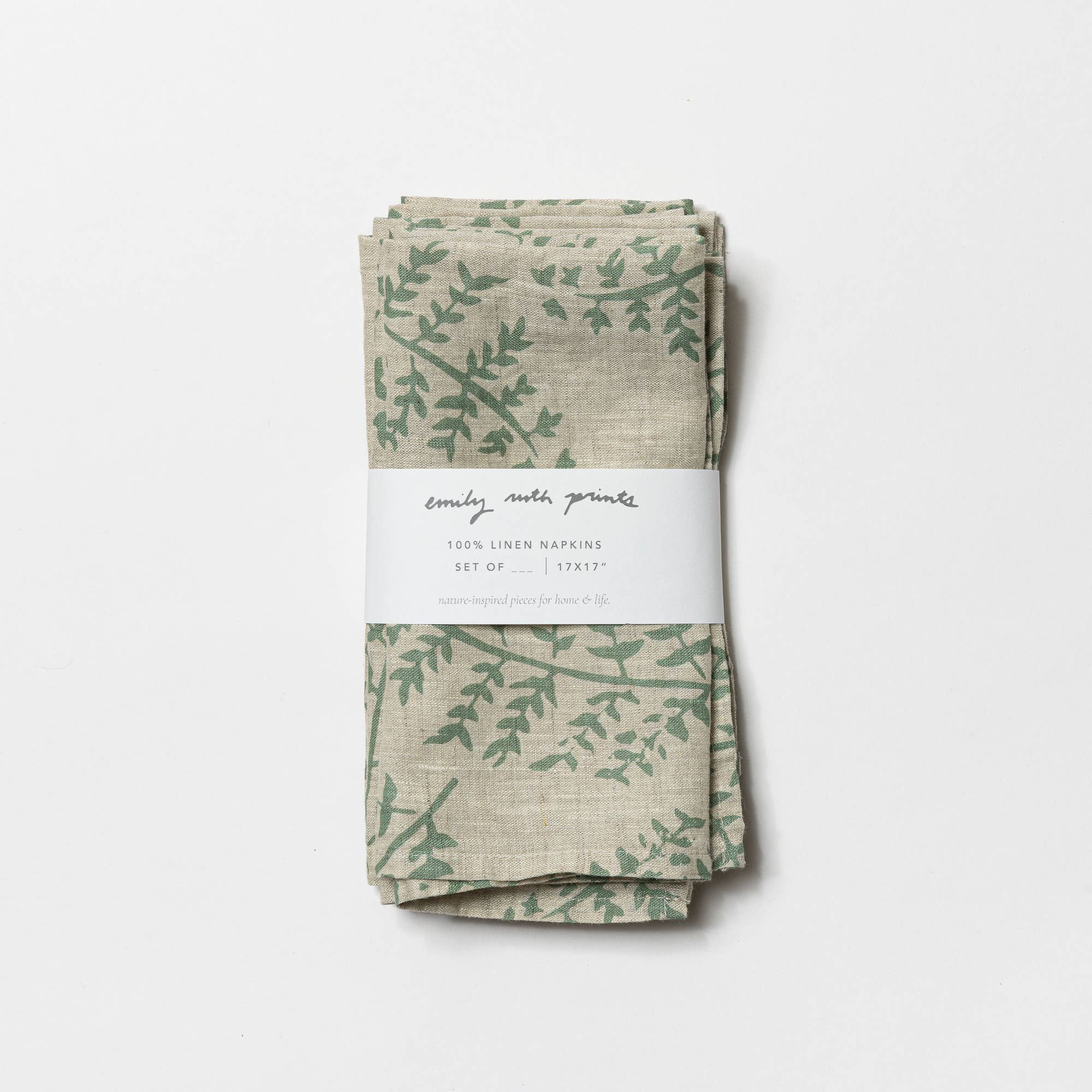 emily ruth prints - Wholesale Dinner & Cloth Napkin - Linen napkins (Set of 2)11