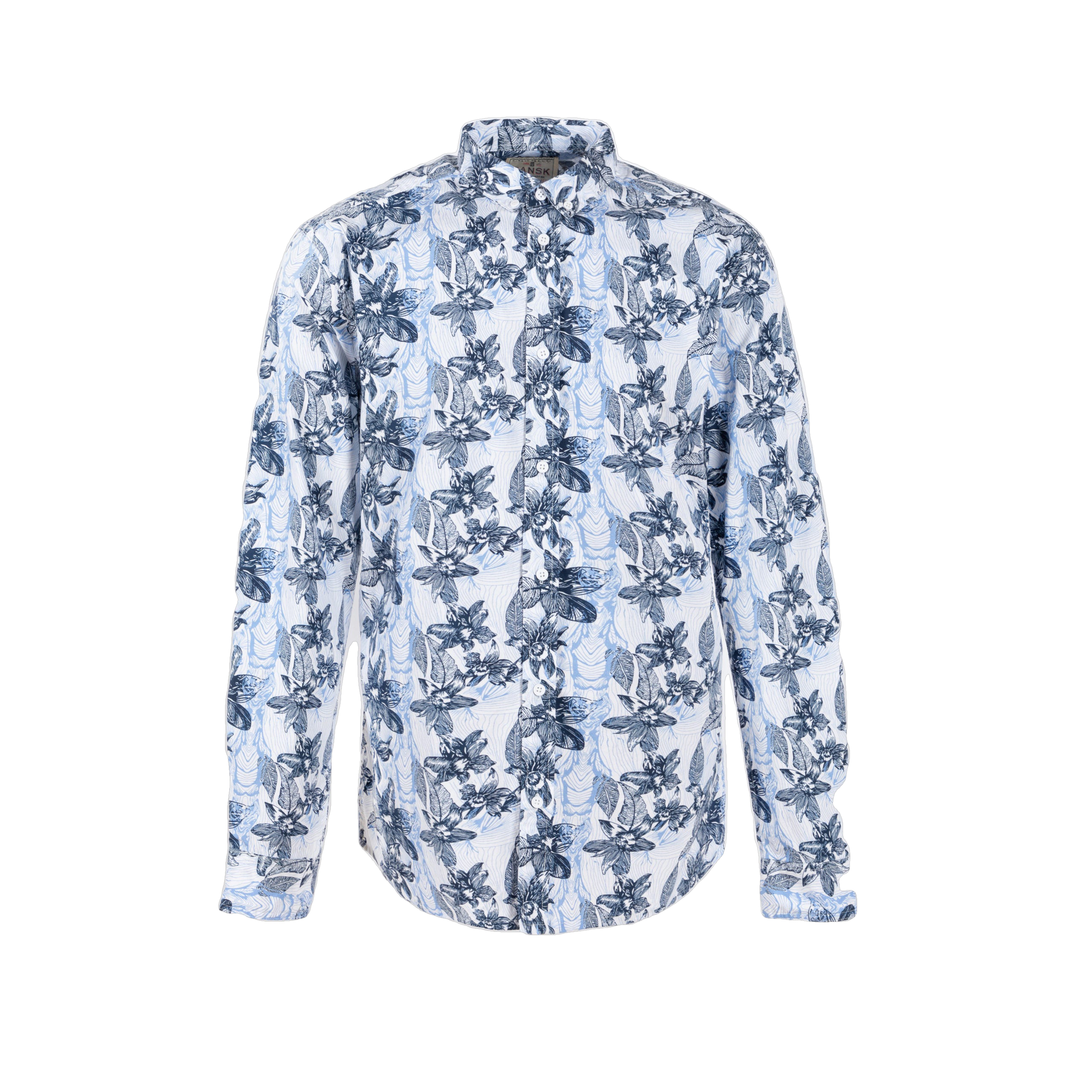 Dansk Bomuldskompagni - Wholesale Button Down Shirt - Men's - Mikkel Shirt - Light Blue0