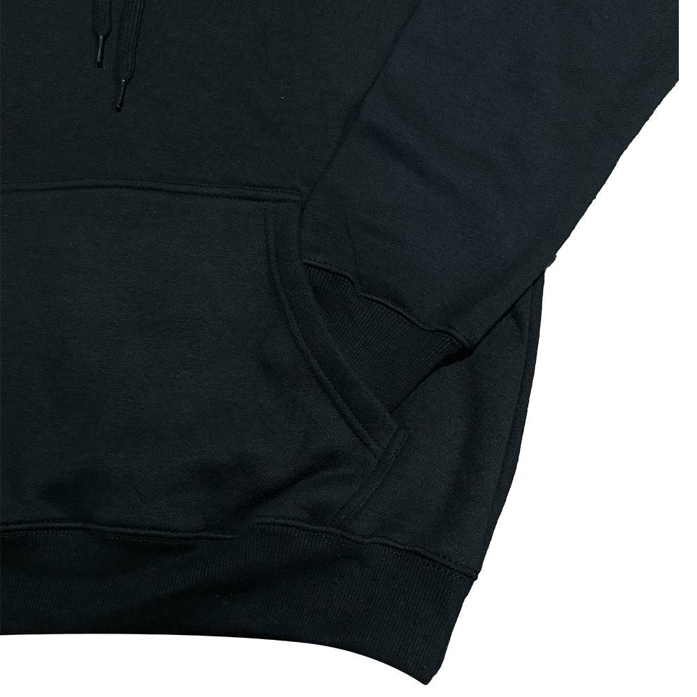 Factory Blanks – Hoodie – Unissexo por atacado – HOODIE PRETO 300GSM ALGODÃO POLIÉSTER FELPA - APENAS PARA O CANADÁ10