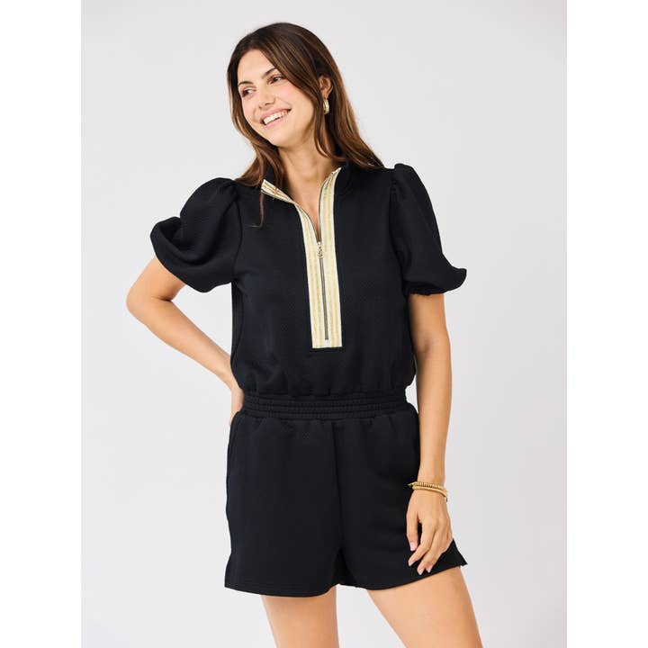 Andie Romper | Black for wholesale by Mary Square