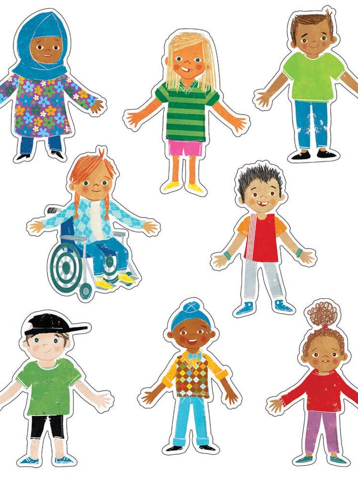 All Are Welcome Kids Cutouts for wholesale by Carson Dellosa Education