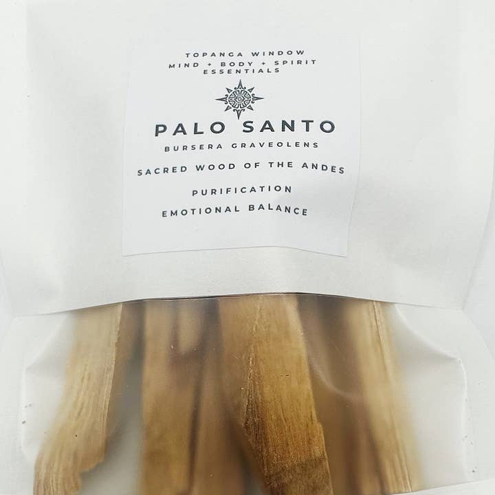 PALO SANTO STICKS Sacred Wood of The Andes for wholesale by Topanga Window