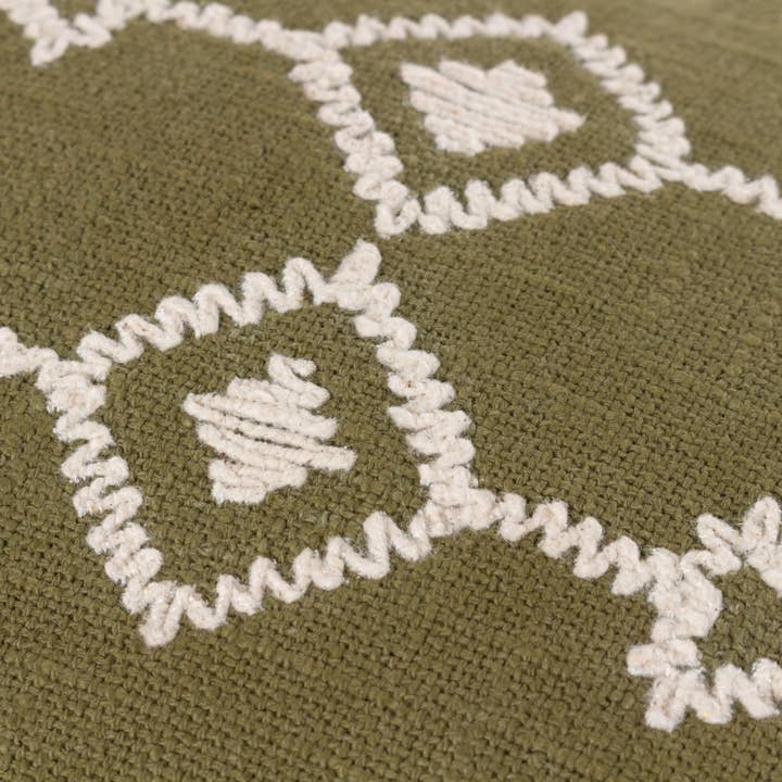 Folis Cushion Khaki for wholesale on Faire