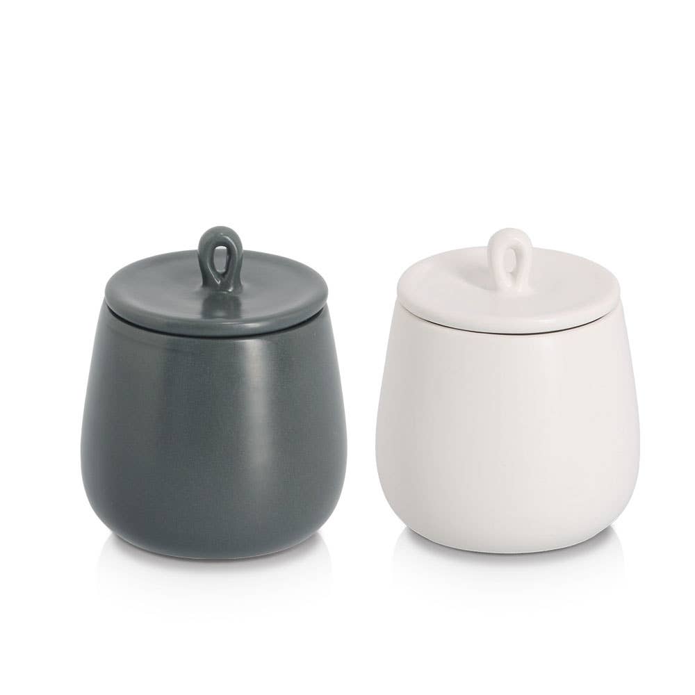 Spice jar, 220 ml, ceramic, white for wholesale on Faire2