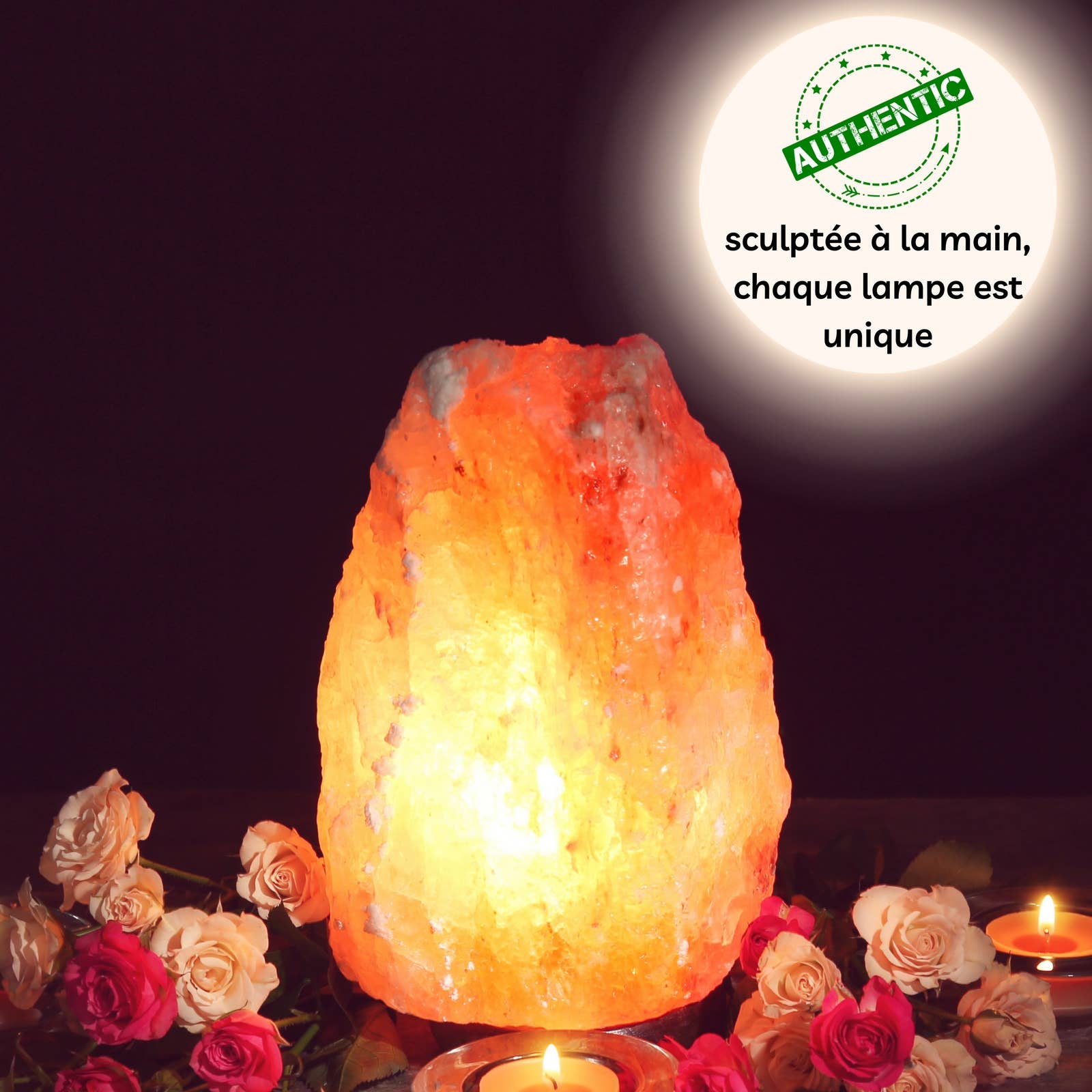 Zen'Arôme - Wholesale Salt Lamp - Himalayan Salt Lamp Raw Shape 2 to 3 kg4