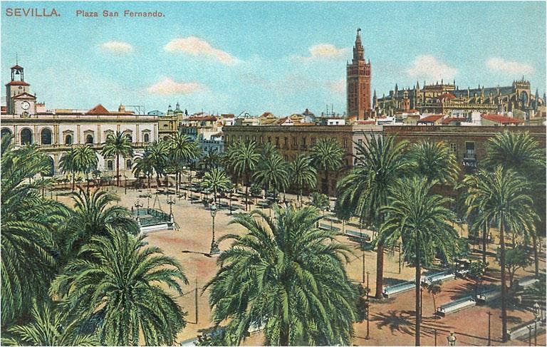 Found Image Press - Wholesale Sticker - Sticker MF-134 Plaza San Fernando in Seville, Spain0