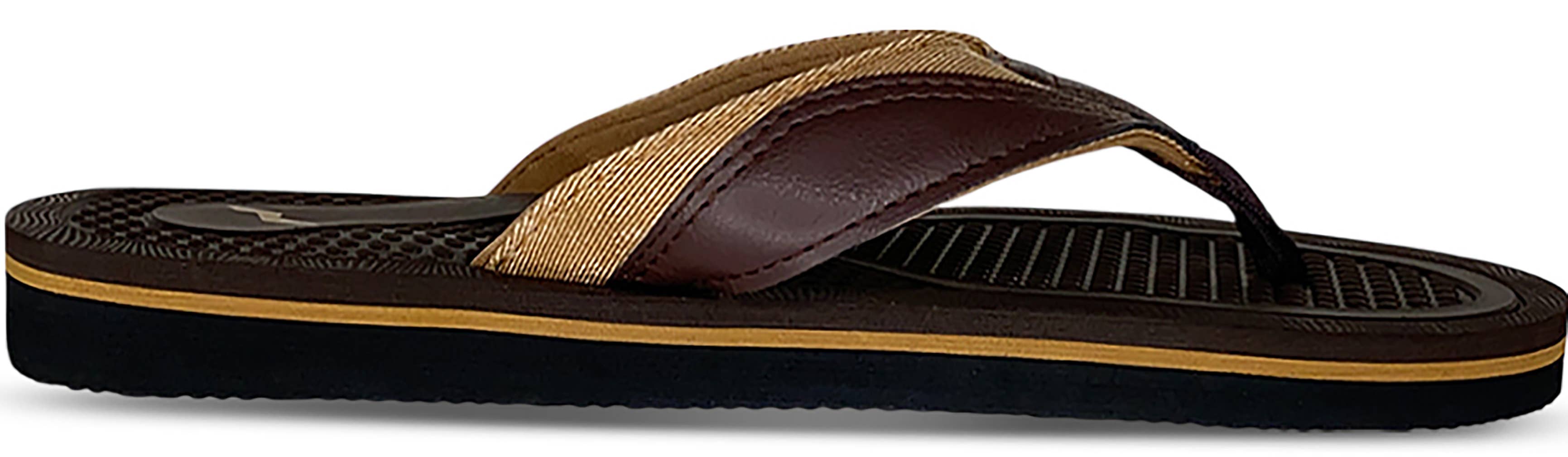 Eastern Off Price - Wholesale Sandals - Men's - Norty Mens Flip Flop Sandal 42455 Brown2