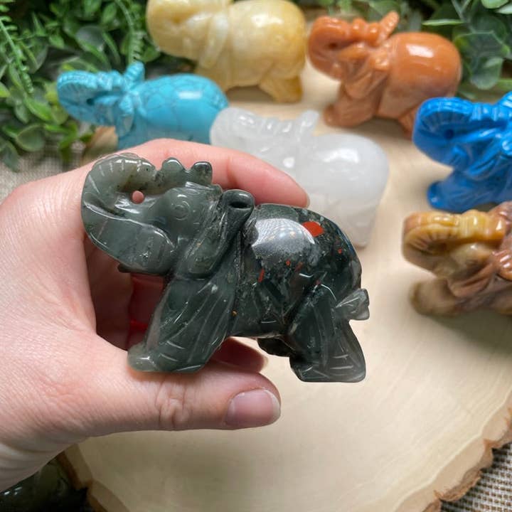 Copper Ashes – Pedra/cristal espiritual por atacado – Elefante de Cristal9