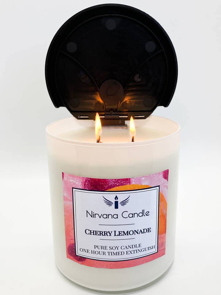 Cherry Lemonade Selbstlöschende Kerze für den Großhandel von Nirvana Candle
