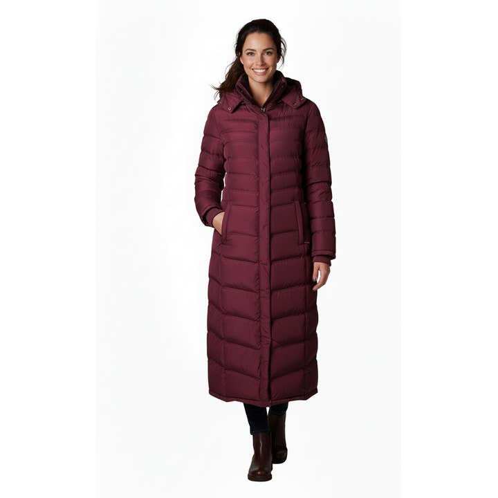 ELORA Full-Length Puffer Coat for Women - Stylish Winter Maxi Coat (47 Inch) for wholesale by The Whole Shebang
