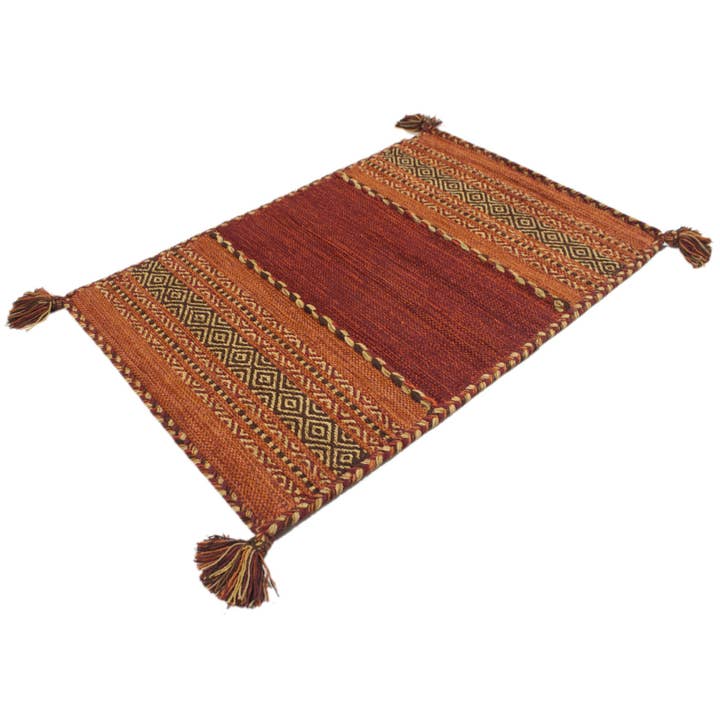 Galleria Farah1970 - Wholesale Bath Mat - Kilim Genuine, Original and Handmade Red2