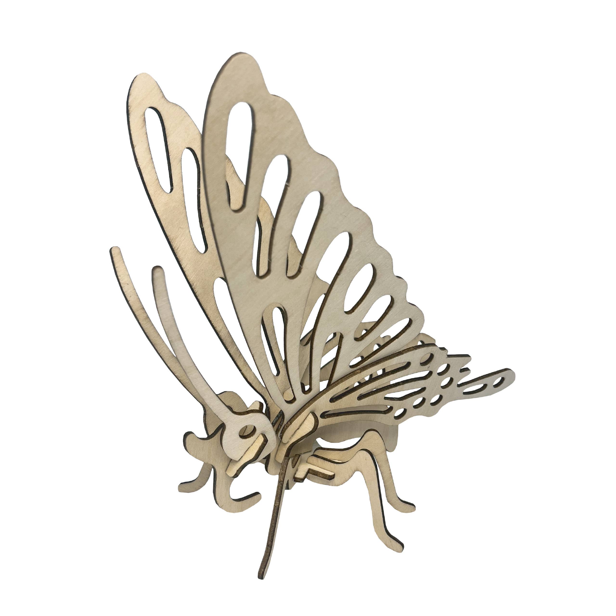 Deluxebase - Wholesale Puzzle - Kids - Eco 3D Wooden Puzzle - Butterfly0