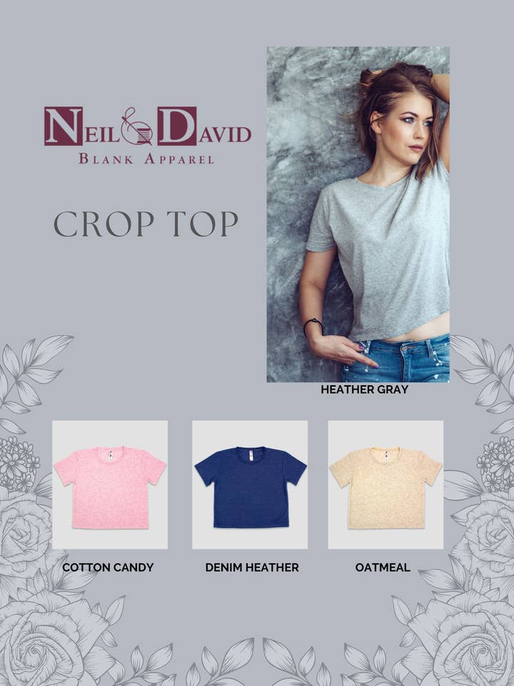 Neil & David - Wholesale Shirt – Women’s - Women Ladies Crop Top in Cotton Candy Cutesy Pink T-shirt1