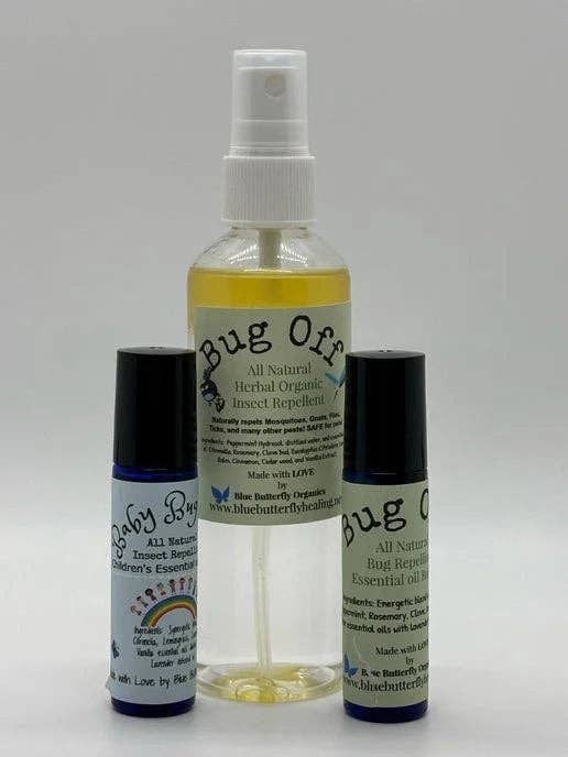 Bug Off All Natural Insect Repellent for wholesale by Blue Butterfly Healing & Organics LLC
