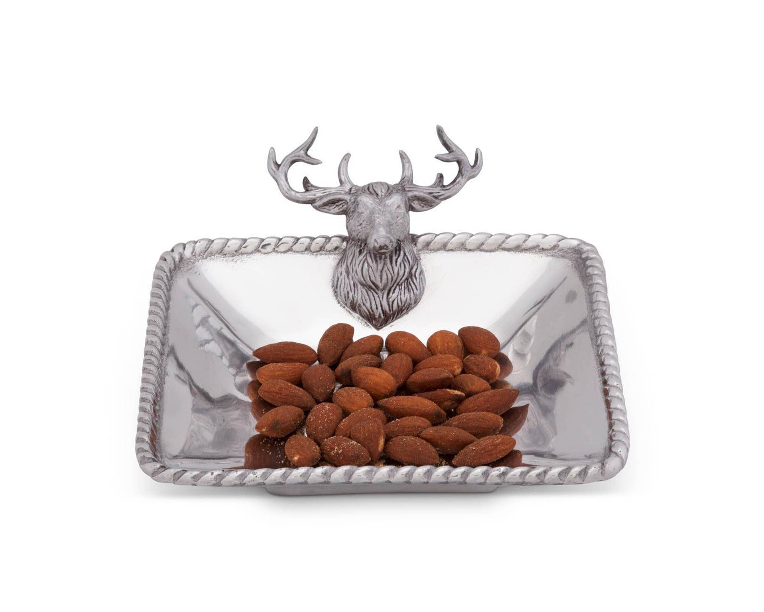 Arthur Court – wholesale Decorative plate/dish/bowl – Elk Head Nut Bowl1