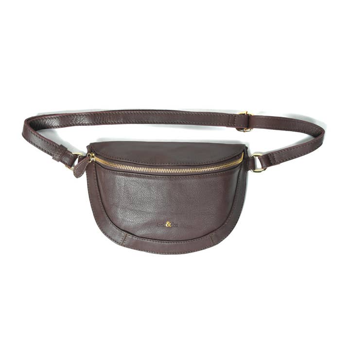 LIBERTY Axelremsväska i chokladbrunt läder för wholesale av bell&fox