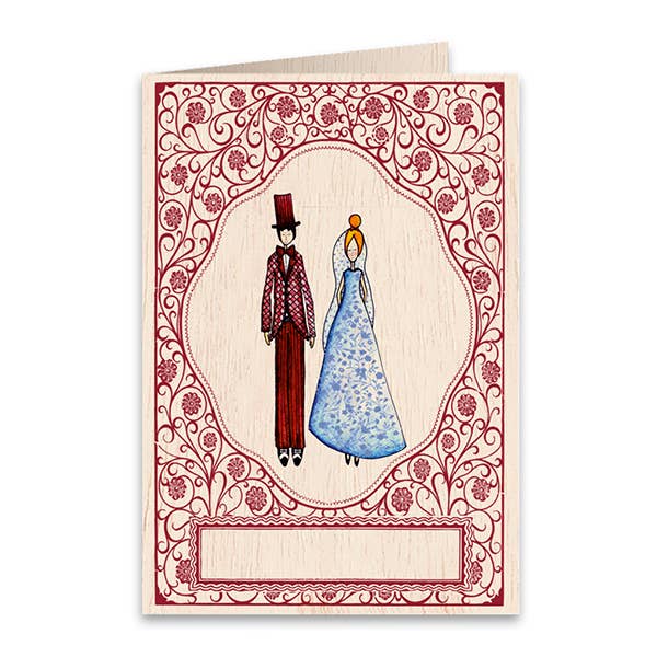Cozywood – Engroshandel Bryllupskort – Eventyr Bryllup Træ Lykønskningskort1