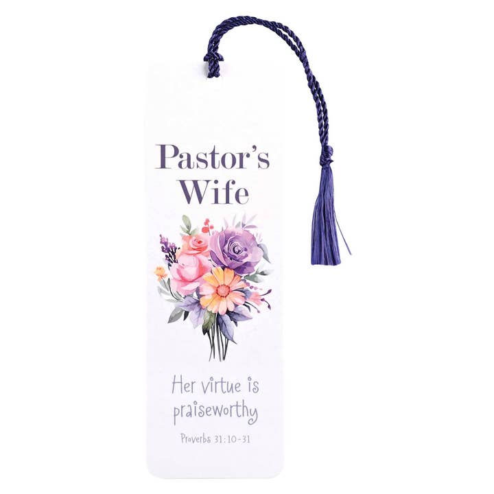 Tassel Bookmark Pastors Wife Floral for wholesale by Magnolia