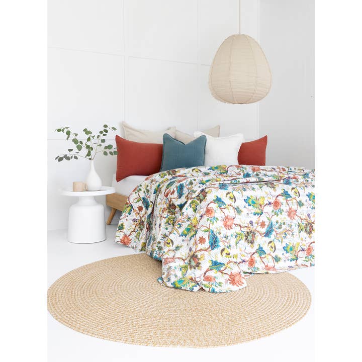 Linen Connections - Venta al por mayor Edredones acolchados - Cobija colcha cubrecama india Kantha - CHESTER
