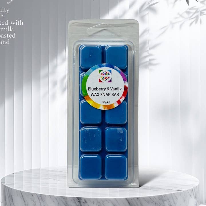 Blueberry Milkshake Wax Snap Bar for wholesale by Scent and Colour Boutique