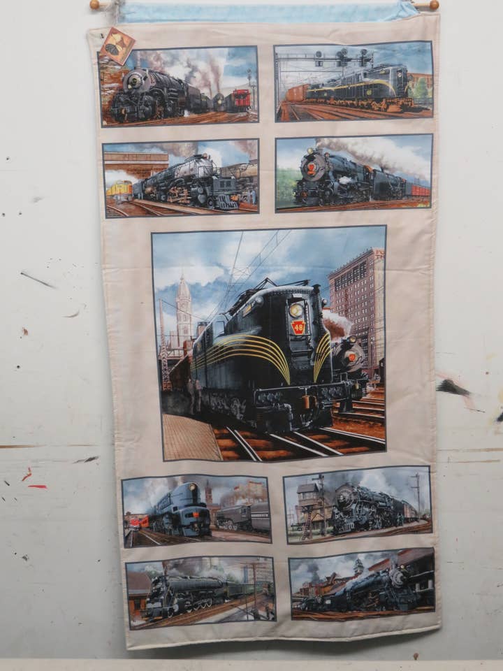 Allemaal aan boord! Muurhanger voor de trein voor wholesale door For Your Home