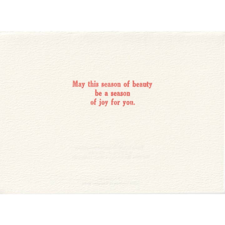 Saturn Press - Wholesale Season's Greetings Card - Snow Fox - Box
