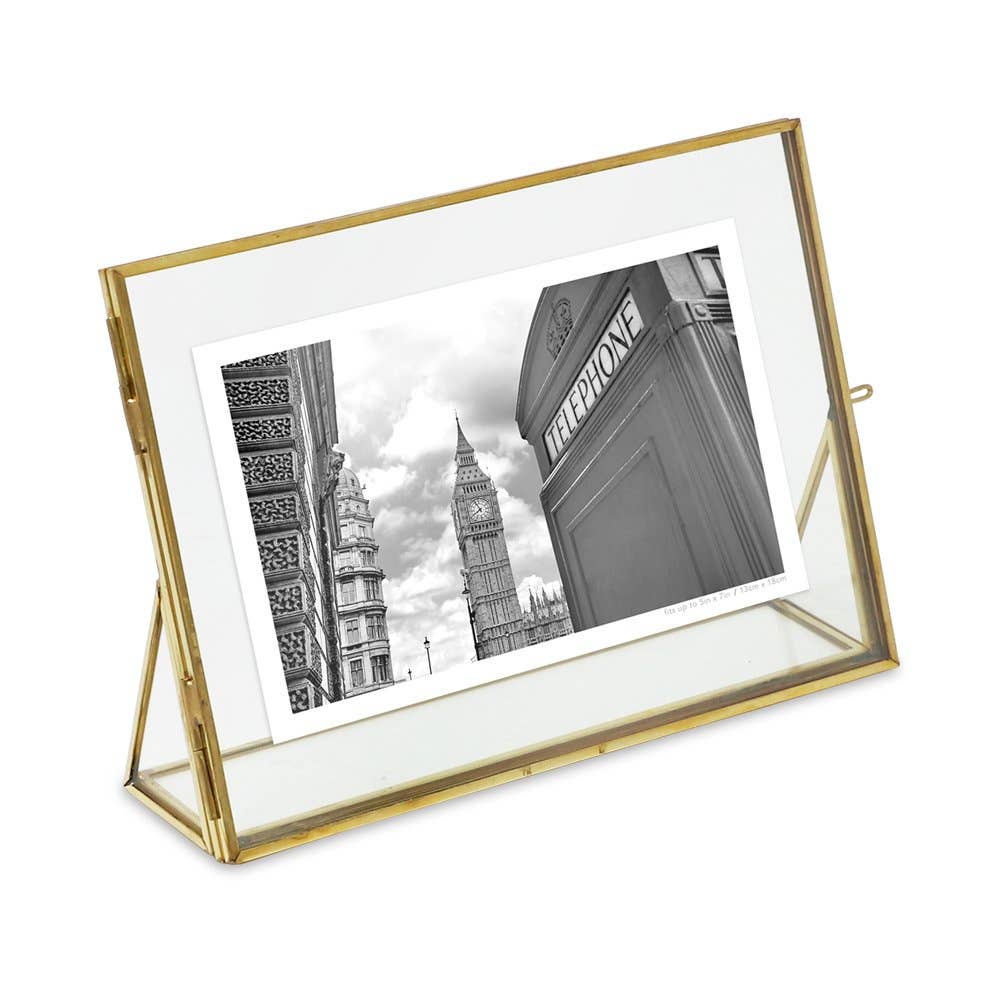 Isaac Jacobs International – Moldura por atacado – Porta-retrato metálico Isaac Jacobs com fecho tipo relicário e base16