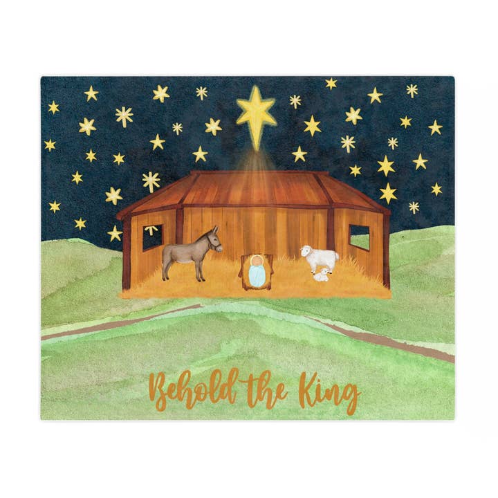 Behold the King Blanket for wholesale by Friends of the Faith