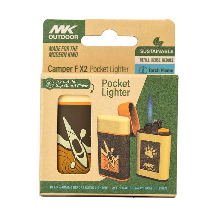 Série MK Lighter Outdoor, Camper Flint Set 2PK, Torch Flame pour la vente par MK Lighter Company
