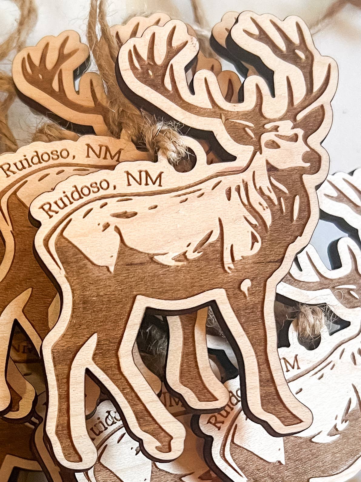 Wild Larch Creative - Wholesale Ornament - CUSTOM Wood Ornament | Custom Christmas Wood Ornament Eco11