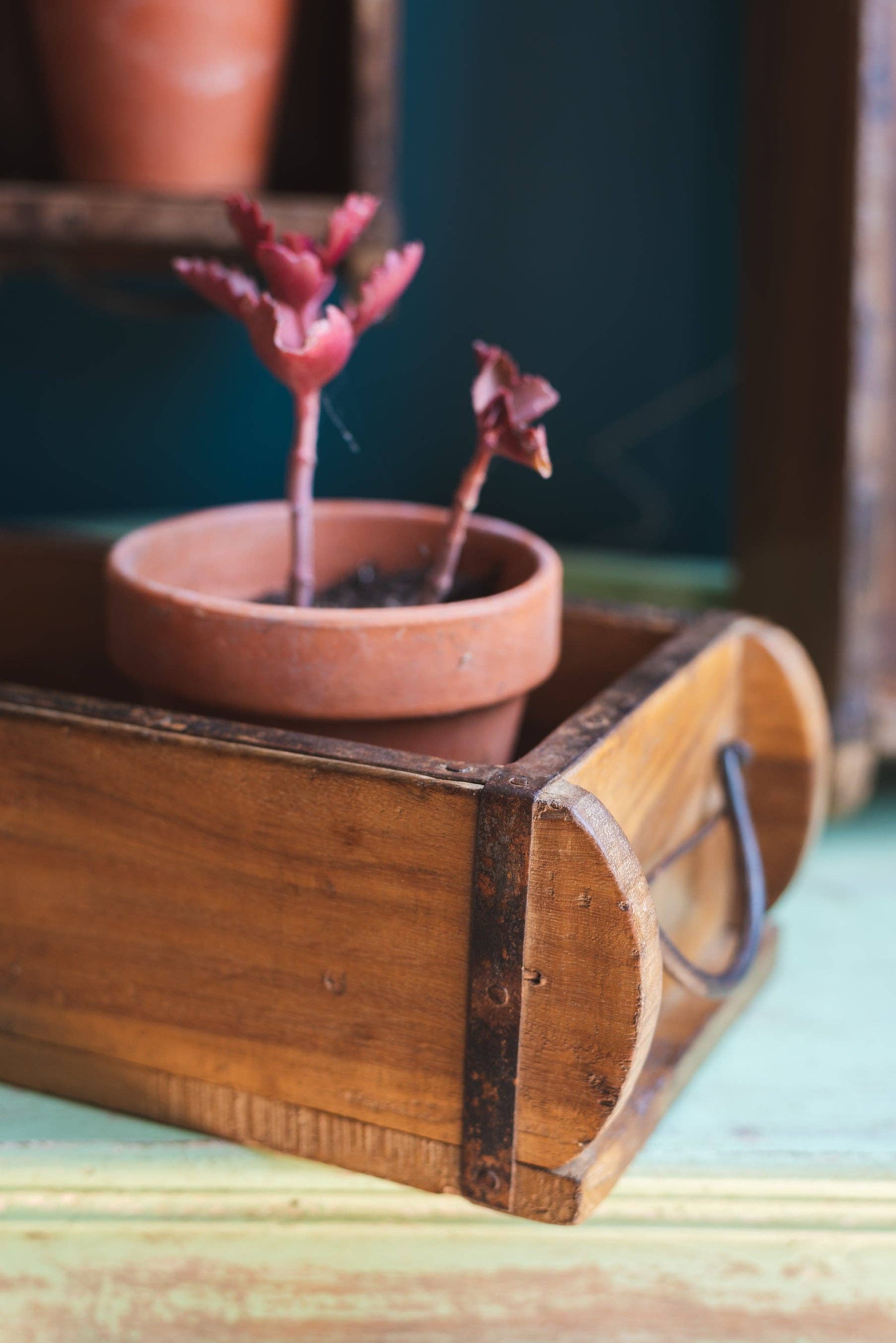 Ian Snow Ltd – wholesale Förvaringsbehållare – Trä Vintage Dubbel Tegelform7