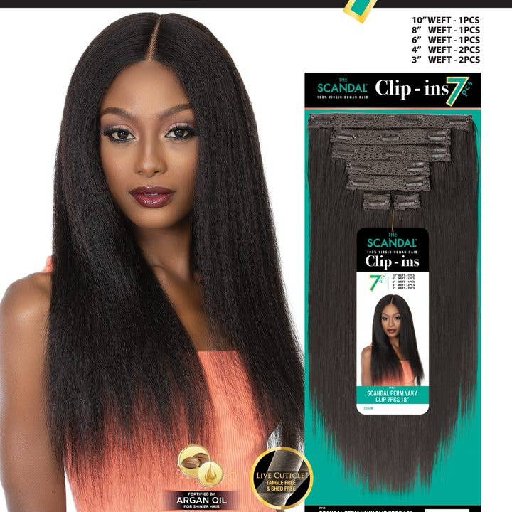Latour Hair Beauty Supply - Wholesale Hair Extensions - SCANDAL PERM YAKY CLIP 7PCS13