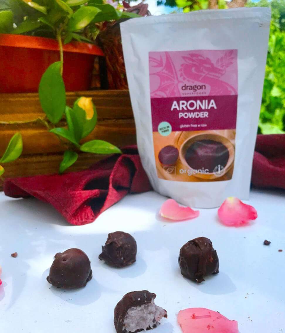 Smart Organic - Wholesale Protein/Superfood Powder - Aronia, Powder, Bio, Dragon Superfoods, (200g)3