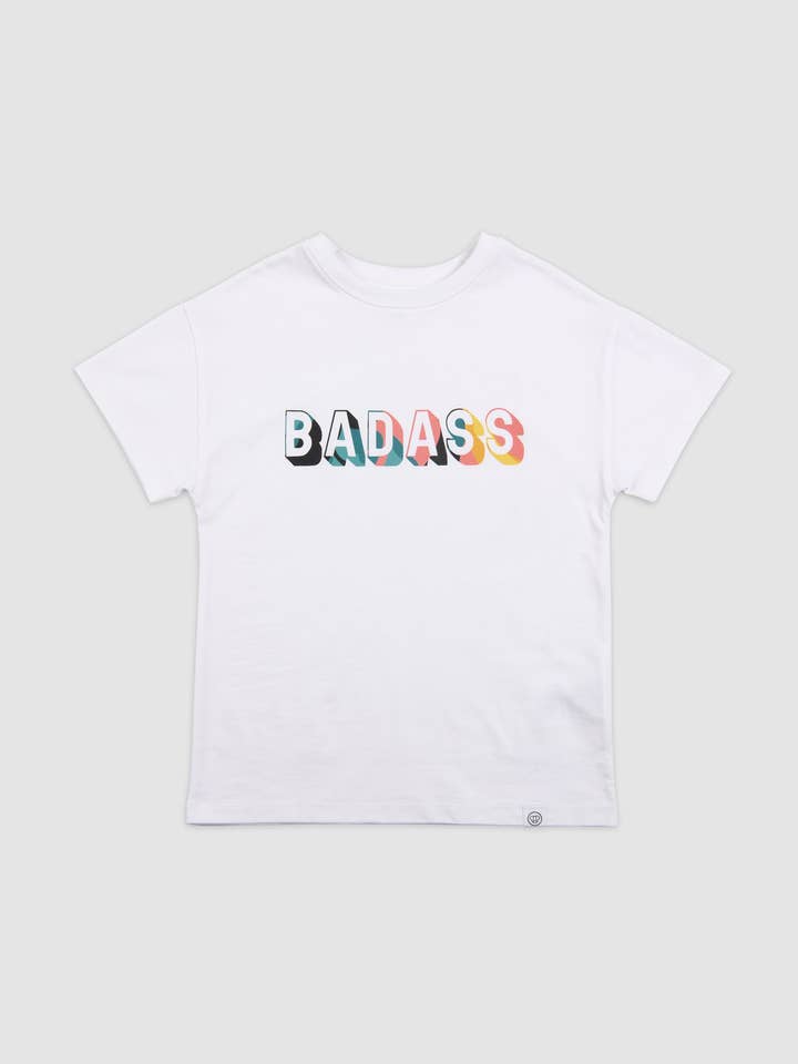 T-shirt bambino Badass per la vendita all'ingrosso da parte di ALLMEMBERZ
