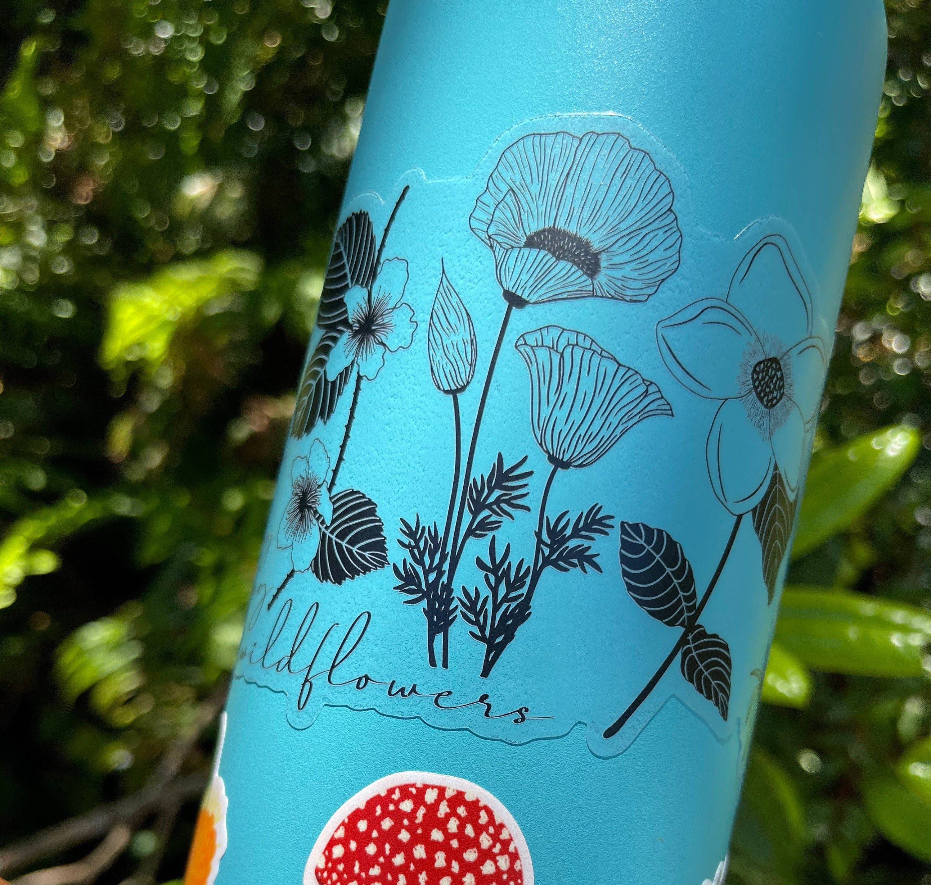 Coastal Haze Designs - Vente Autocollant - Autocollant transparent You Belong Among The Wildflowers3