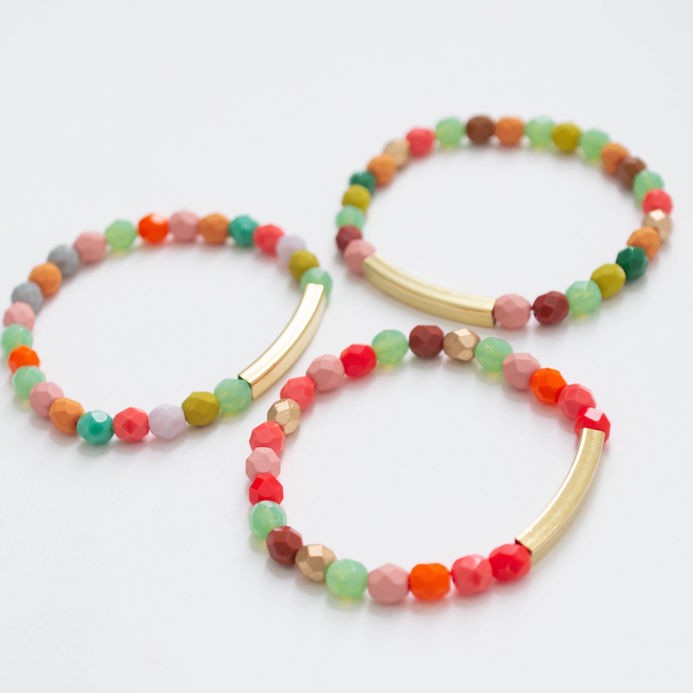 Nest Pretty Things - Wholesale Beaded Bracelet - Good Vibes Colorful Stacking bracelets3