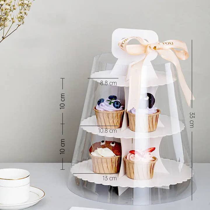 Elegant Design Supply - Wholesale Cake Stand - 2 Tiers Round Bakery / Cupcakes Dessert Stand
