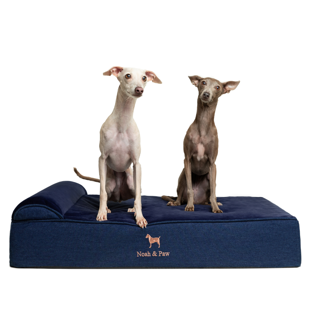 NOAH AND PAW LLC – wholesale Pet bed – Cat/dog – Denim Orthopedic Pet Bed, Memory Foam, Infused with Cooling Gel - Classic8