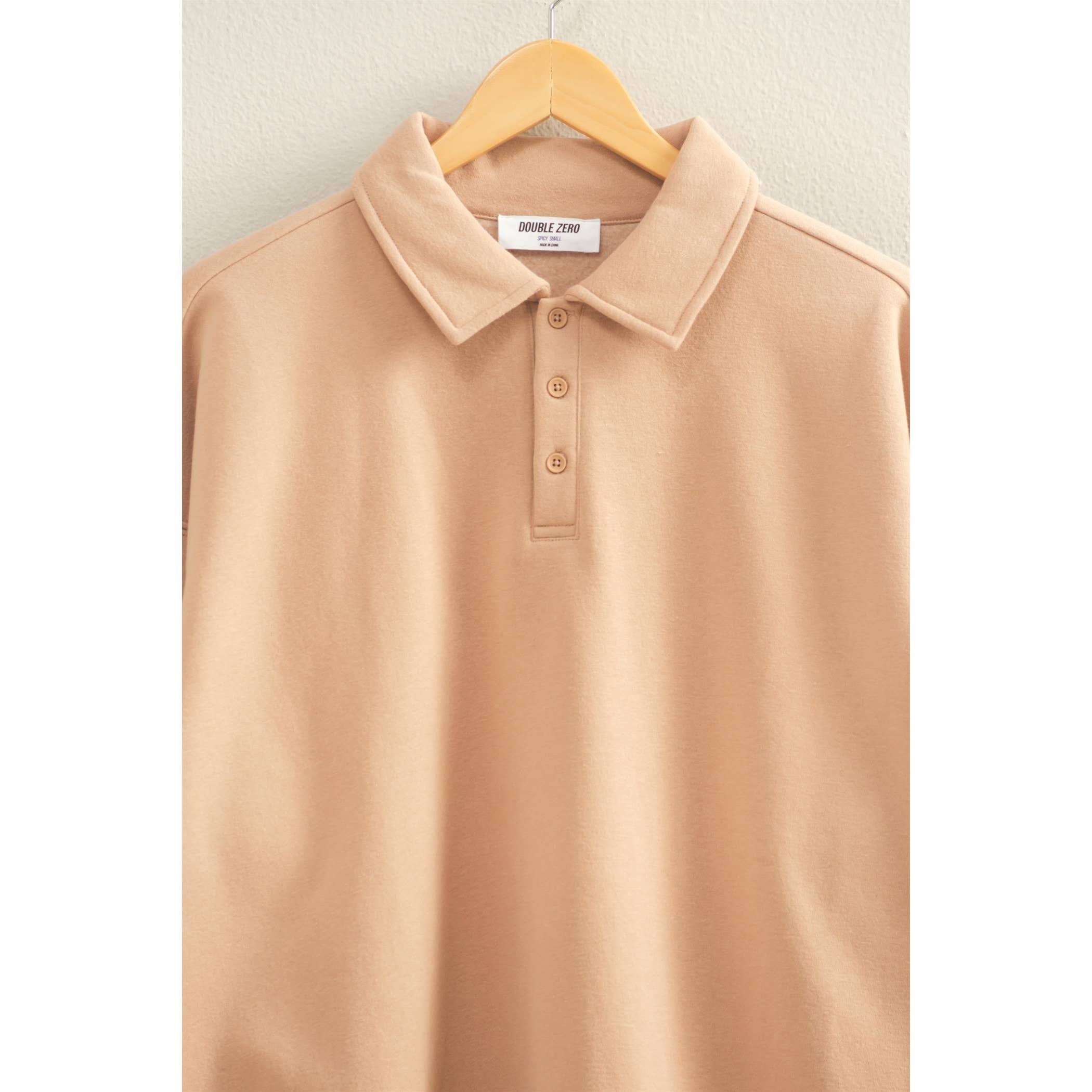 HYFVE - Wholesale Sweatshirt - Women's - Oversized Polo Collared Pullover18