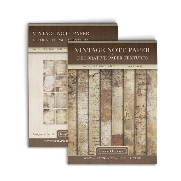 Scrapbook Resource Co - Wholesale Scrapbook - Vintage Note Paper