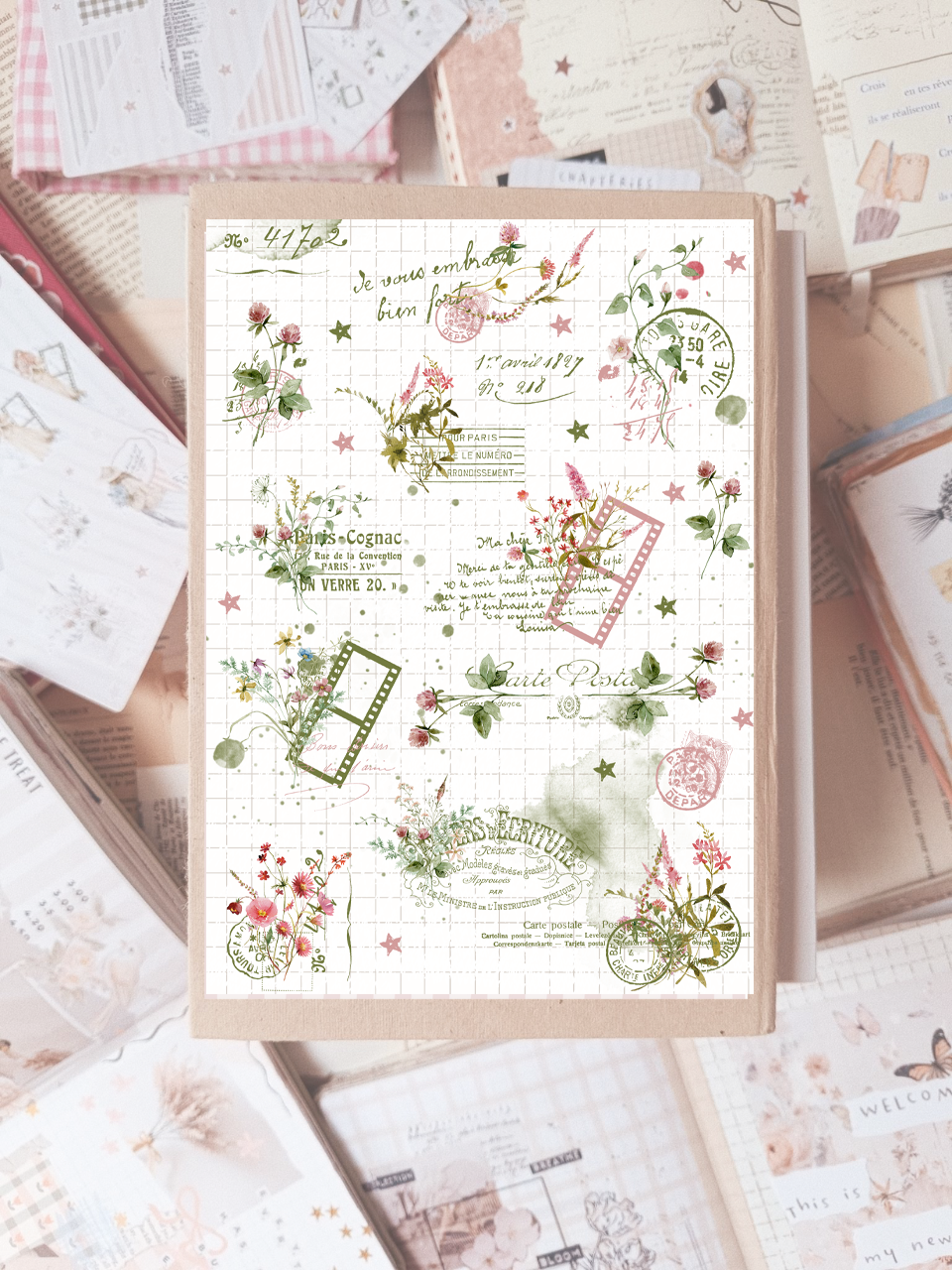 Chapteries - Wholesale Sticker - Papier à motifs - blanc mat, transparent mat ou vélin0