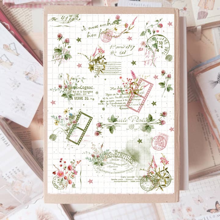 Chapteries - Wholesale Sticker - Papier à motifs - blanc mat, transparent mat ou vélin