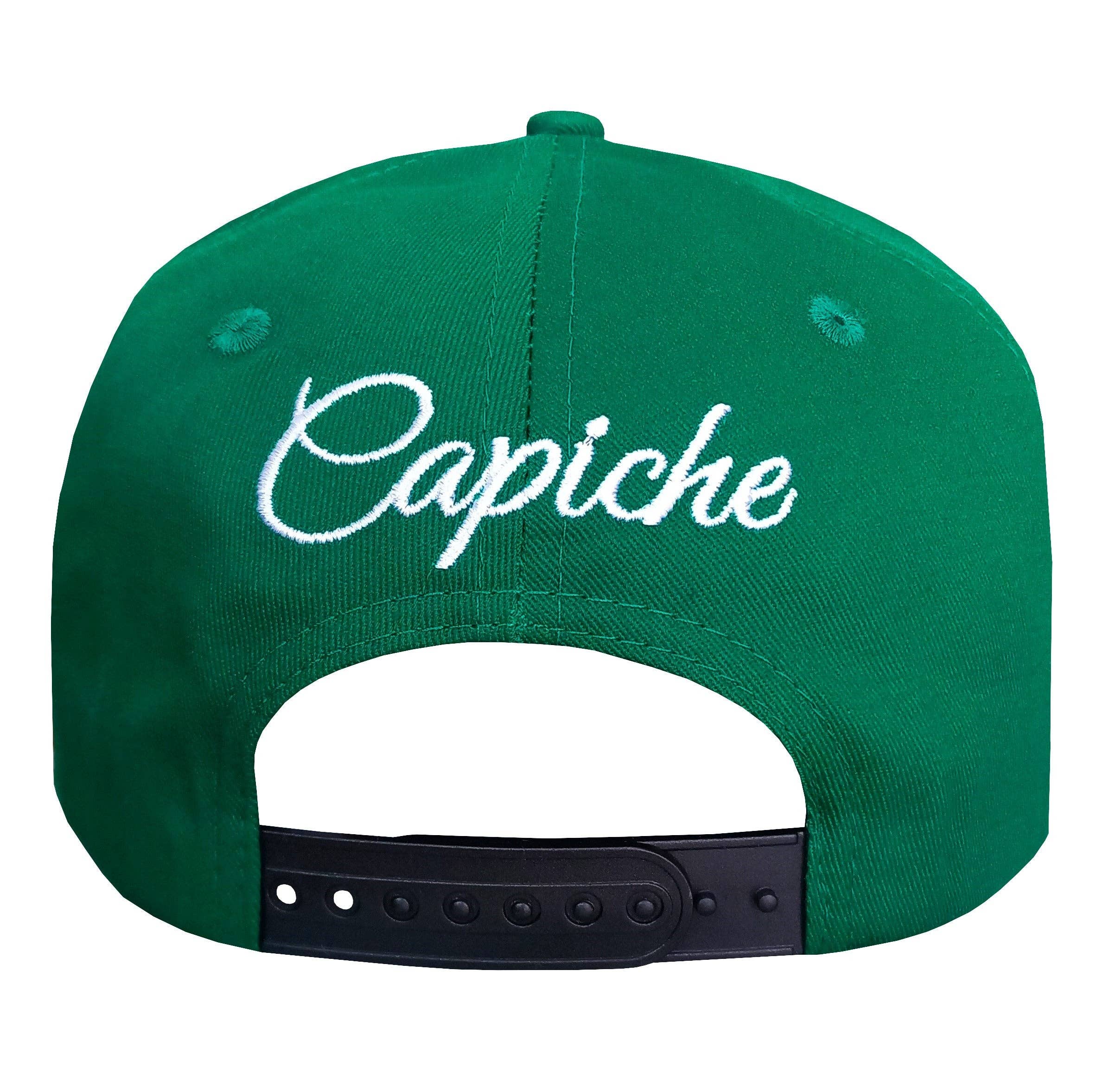 Capiche – Großhandel Flat Brim Cap – Herren – Einstein Snapback - Grün11
