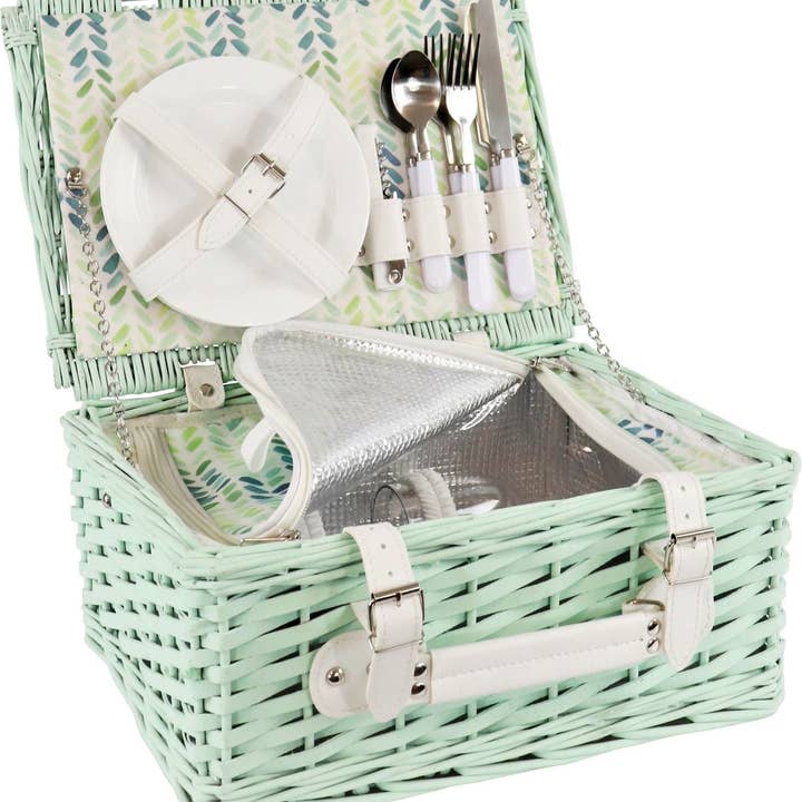 PICNIC BASKET GREENERY (2) (HOFF7356) for wholesale by HOFF-INTERIEUR