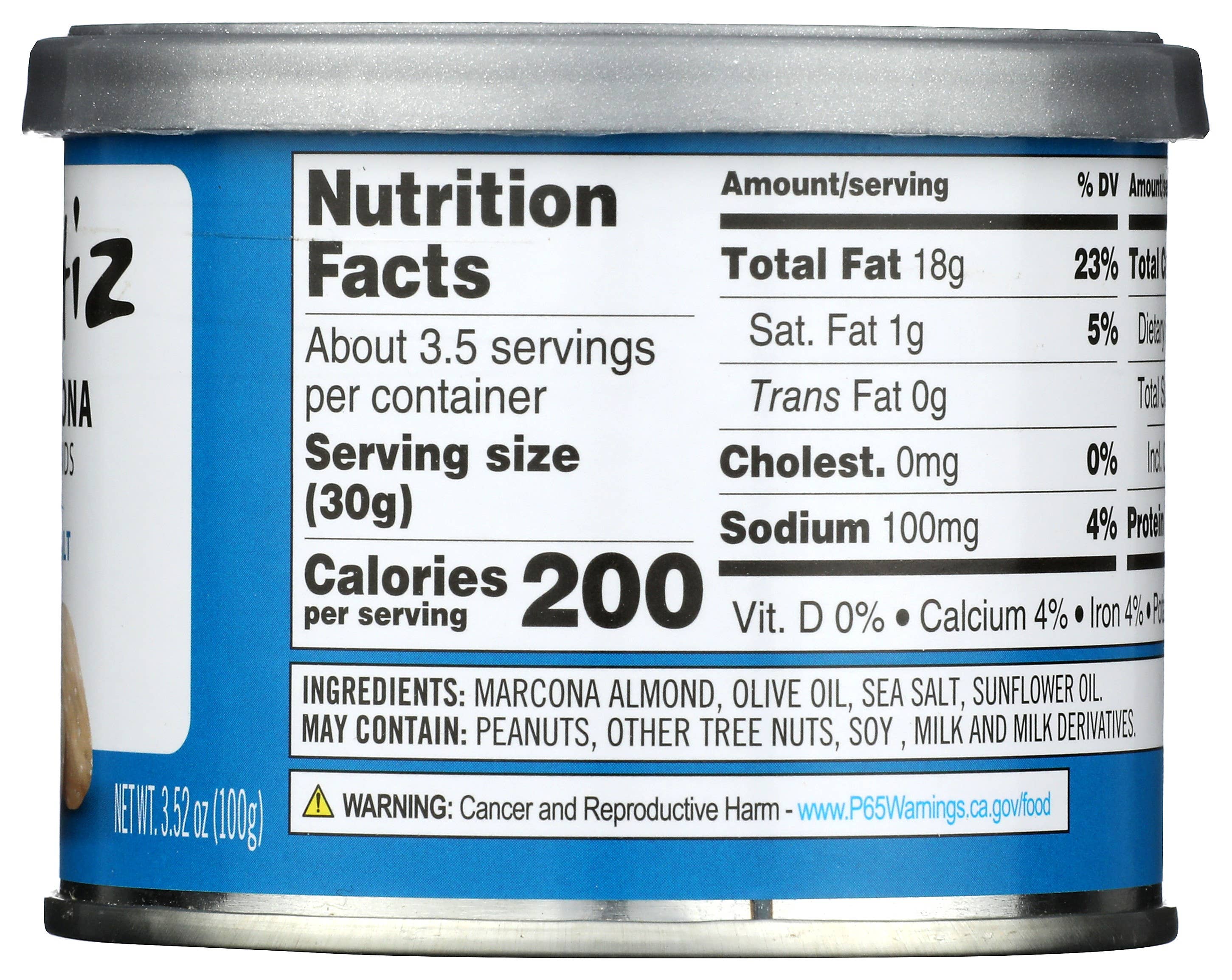 Matiz - Wholesale Nuts - Matiz Marcona almonds with sea salt - 100g1