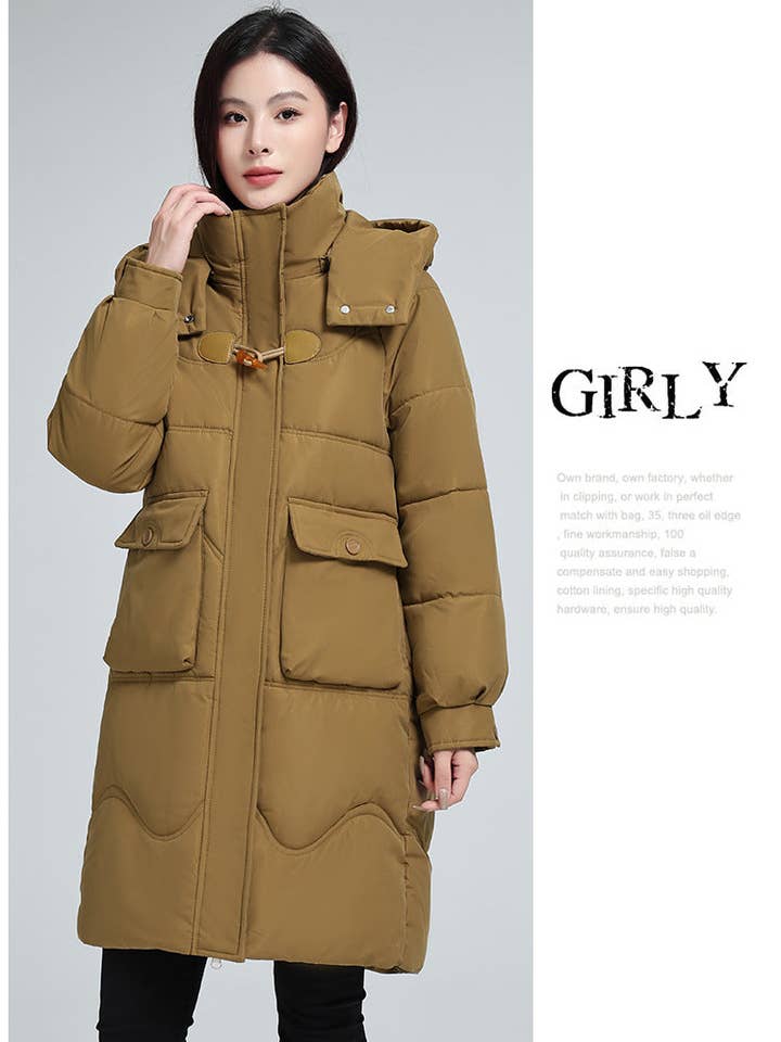 Marayn - Wholesale Puffer Jacket - Women's - 2025 Winter Korean Style Padded Long Coat7
