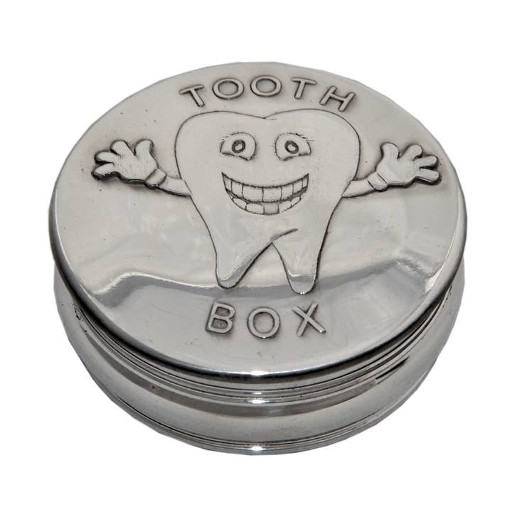 First Tooth Box 2" engelsk tenn. ARTIKELNR: EB90995. för wholesale av Corbell Silver