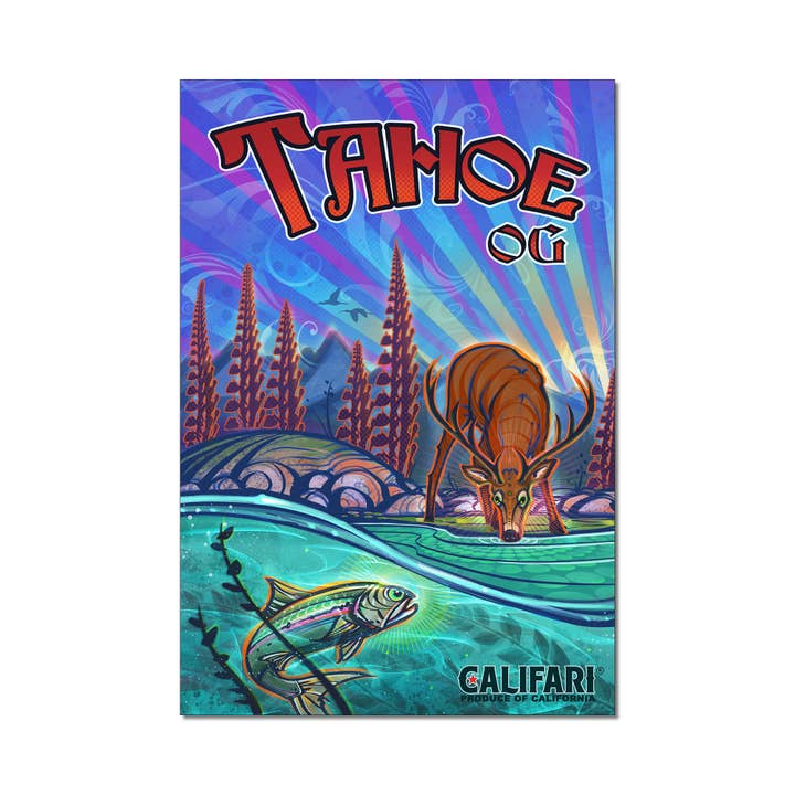 Tahoe OG 13 x 19 Poster for wholesale by Califari