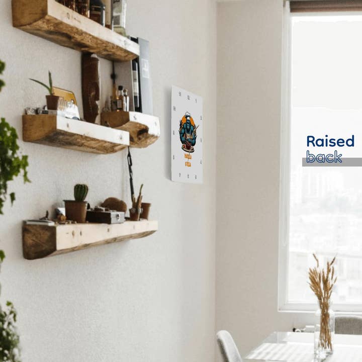 3dRose - Wholesale Wall Clock - 3dRose, Parrilla Grilla Master BBQ Griller Fun Pun, Wall Clock4